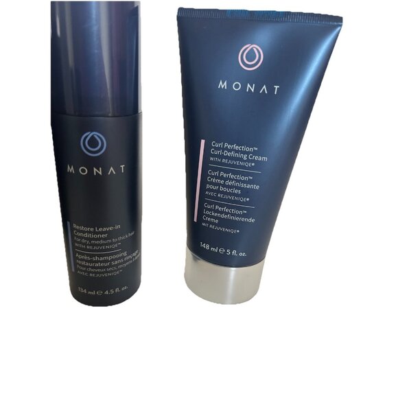 Monat Bundle Restore Leave In Conditioner + Curl Perfection + Damage Repair Hair - Picture 5 of 5